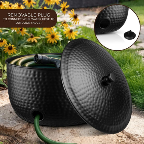 Monarch Abode removable-lid keeps debris out for cleaner outdoor storage.