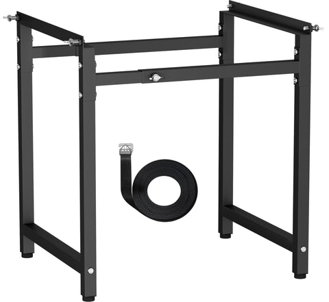 Mondazie adjustable metal bee hive stand with strap-secure feature for stable placement.