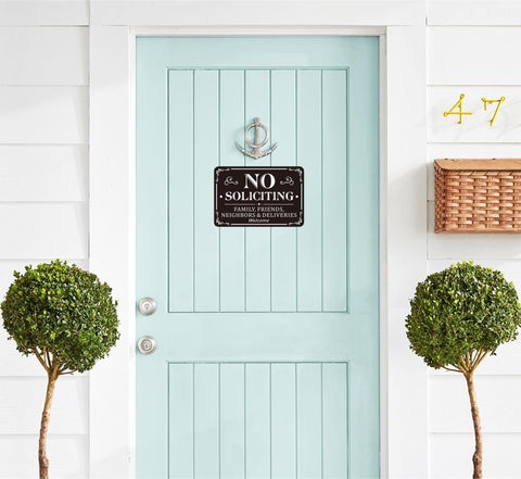 MongFun sign features pre-drilled holes for secure mounting