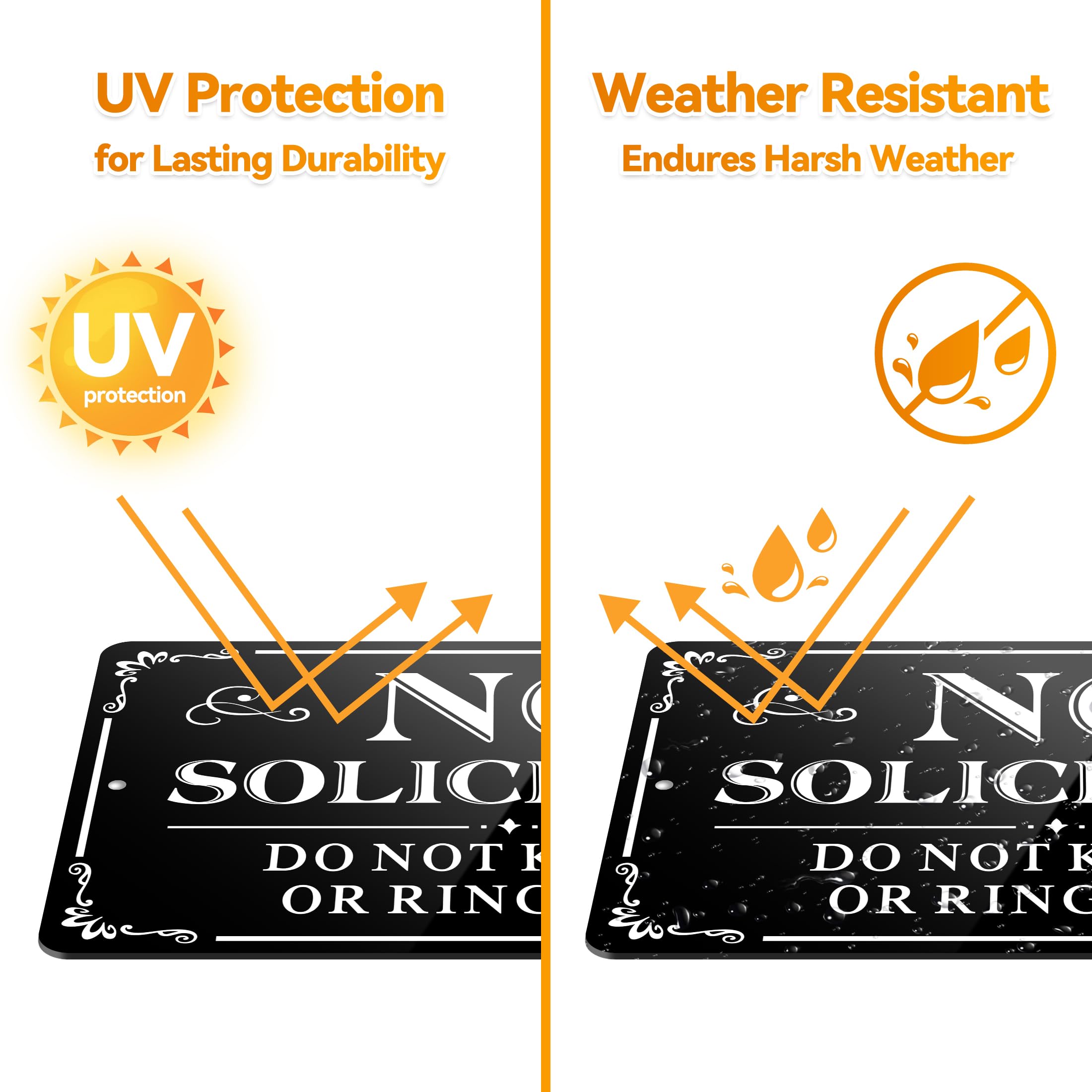 Indoor or outdoor placement with MongFun sign helps maintain privacy and peace.
