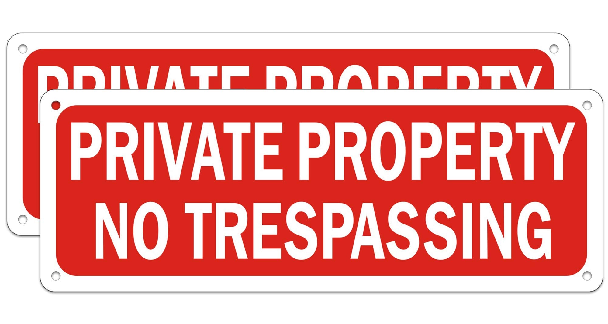 MongFun no trespassing sign metal boosts property security and visibility.