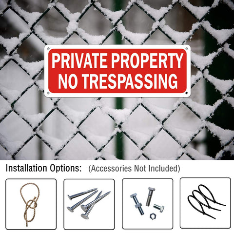 MongFun weatherproof aluminum sign for outdoor or indoor use.