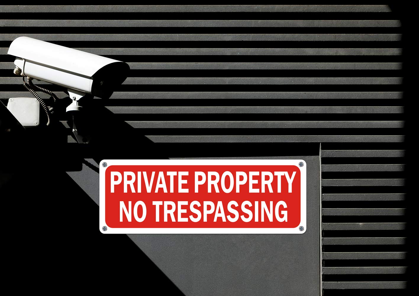 MongFun two-pack sign set lets you protect multiple locations.