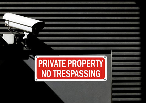 MongFun two-pack sign set lets you protect multiple locations.