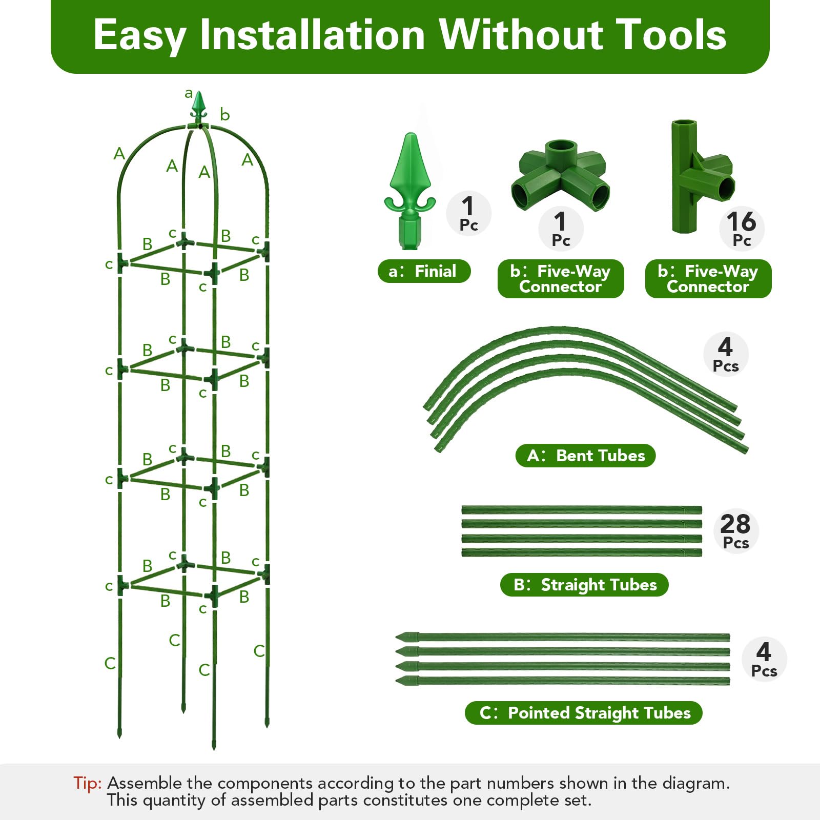 Monirsen versatile trellis supports roses, clematis, tomatoes and other climbers.