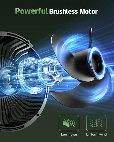 MONISEN misting fan remote control enables easy operation from a distance