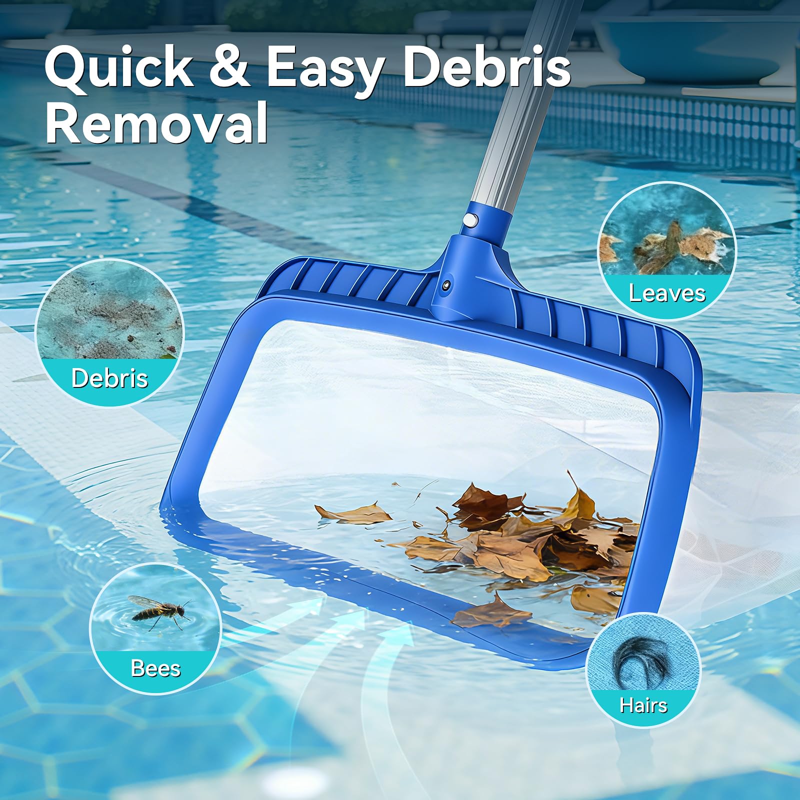 Monitok rubber weight on handle for easier debris disposal