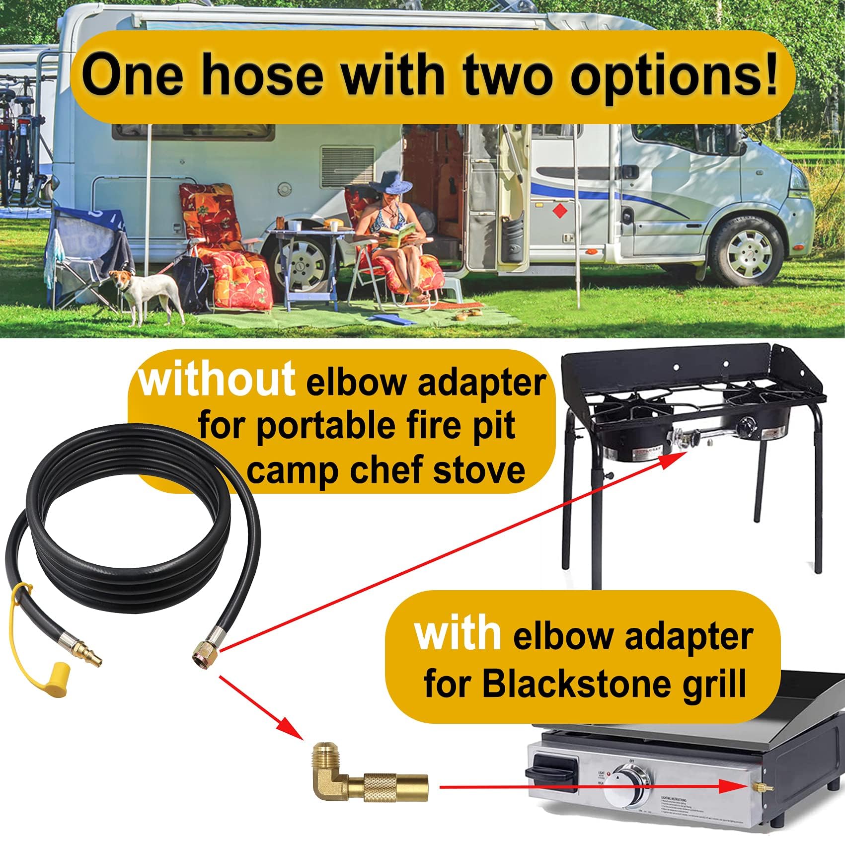 MONKEMON elbow quick-connect assembly ensures secure gas connection.