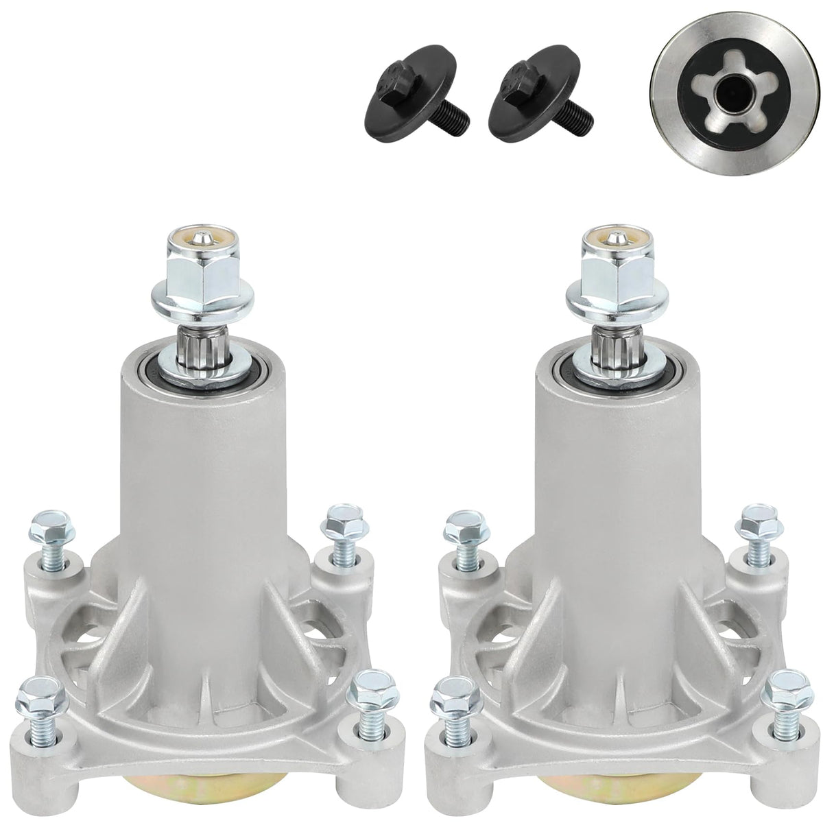 MONKEMON spindle assembly for 42-inch deck; versatile fit for Husqvarna and Craftsman