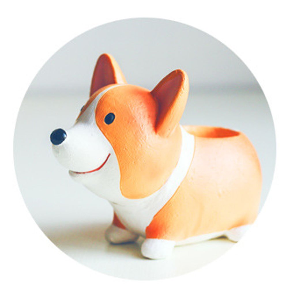 MONMOB Corgi desk decor enhances any workspace with playful storage.