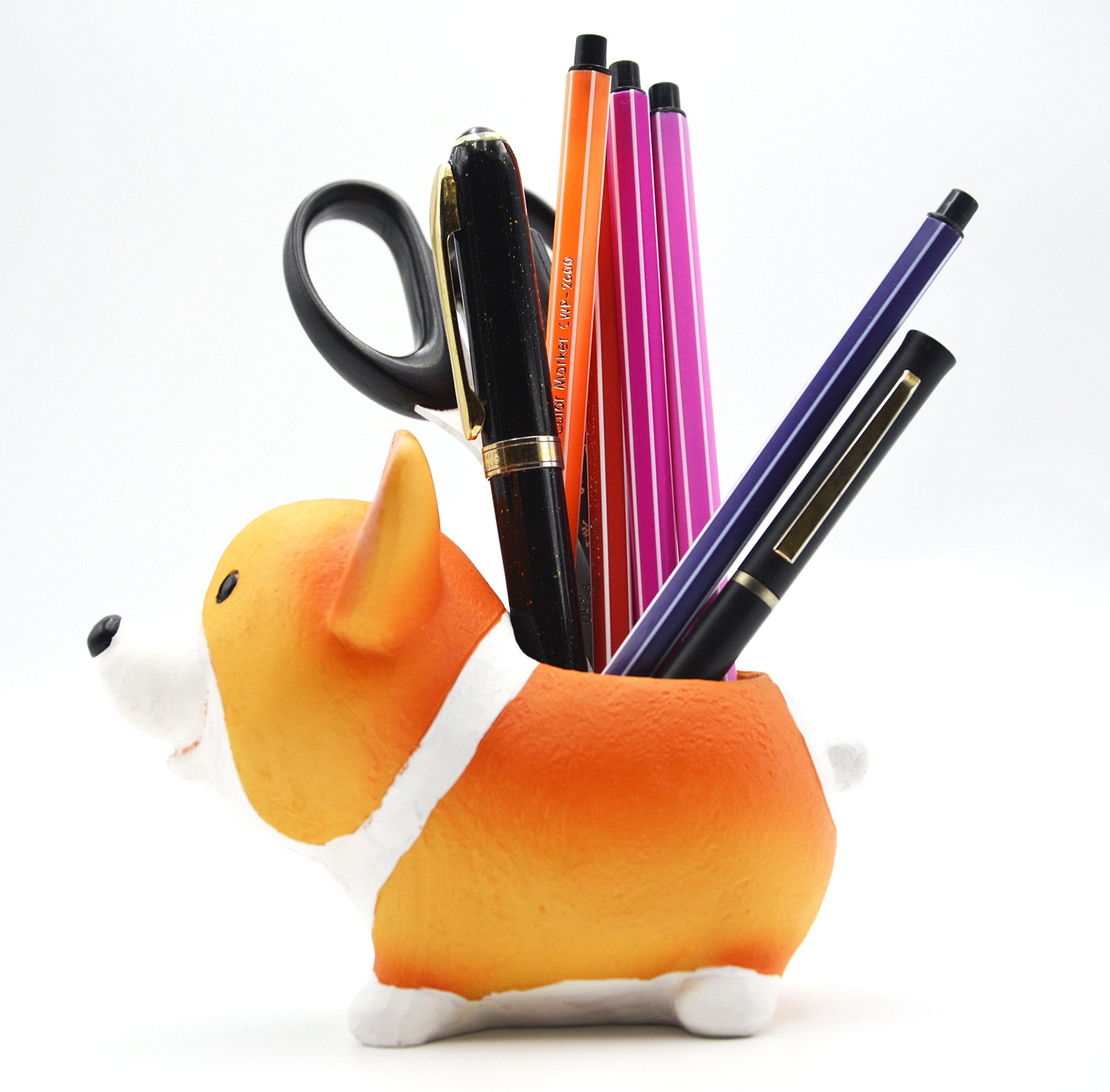 MONMOB Corgi pencil holder adds whimsy while tidying your workspace.