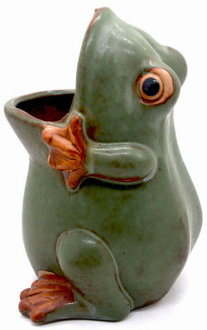 MONMOB frog planter doubles as candy dish and decor