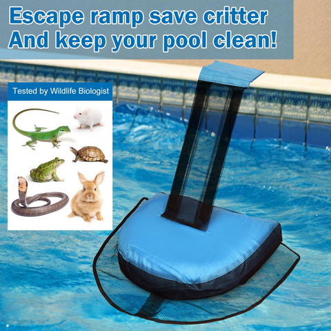 Monrocco critter escape ramp rolled for compact storage