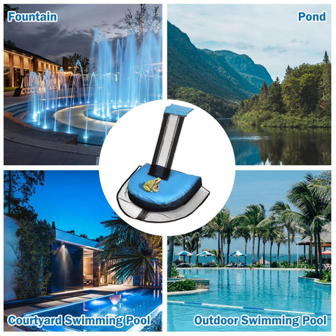 Monrocco pool-side use guide demonstrates simple installation