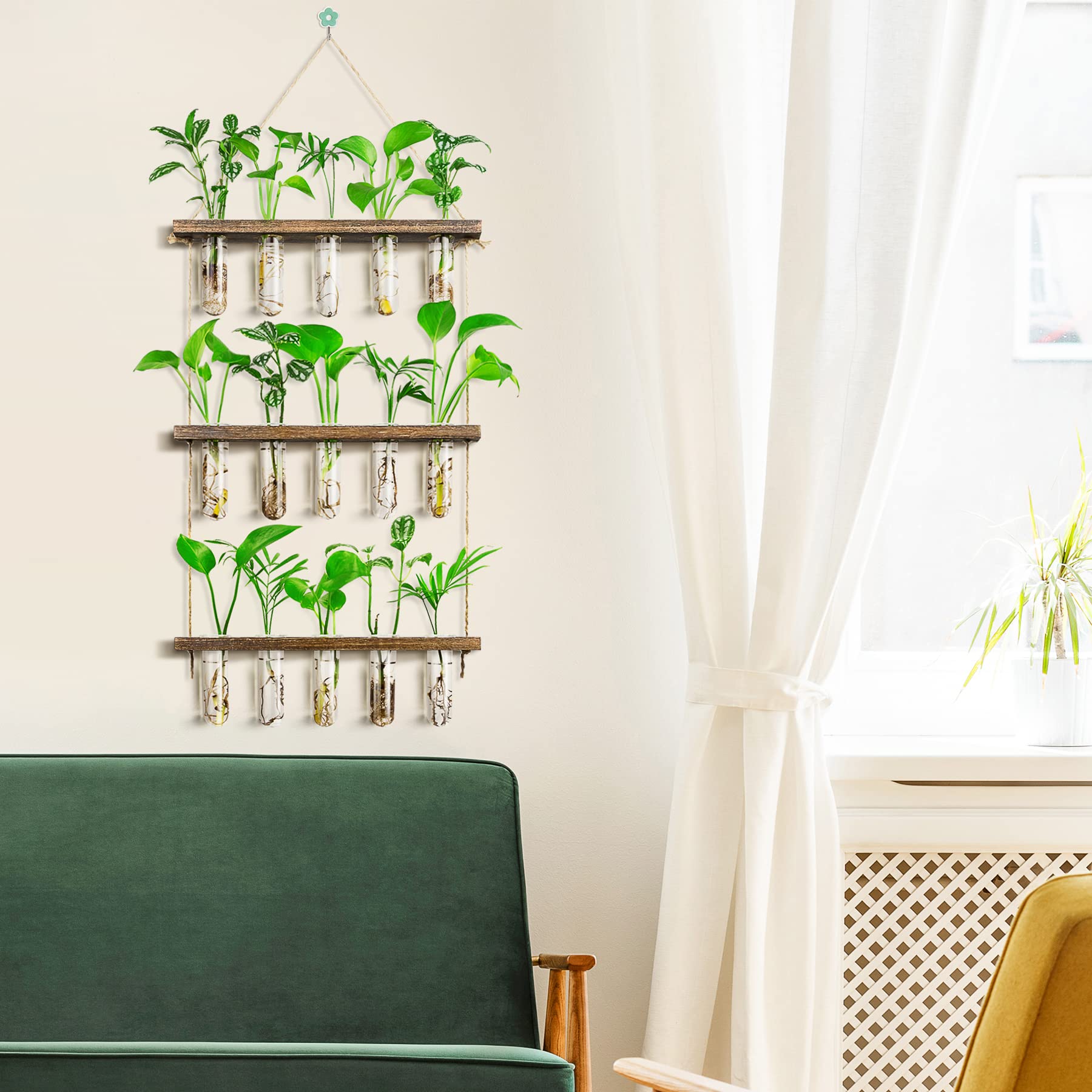 Monsiter QE retro wooden frame blends with living spaces for decor.