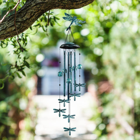 Monsiter QE wind chime offers gift-worthy, crisp outdoor tones.