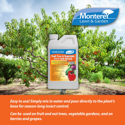 Monterey Fruit Tree Spray applied around base of a plant for root-zone protection