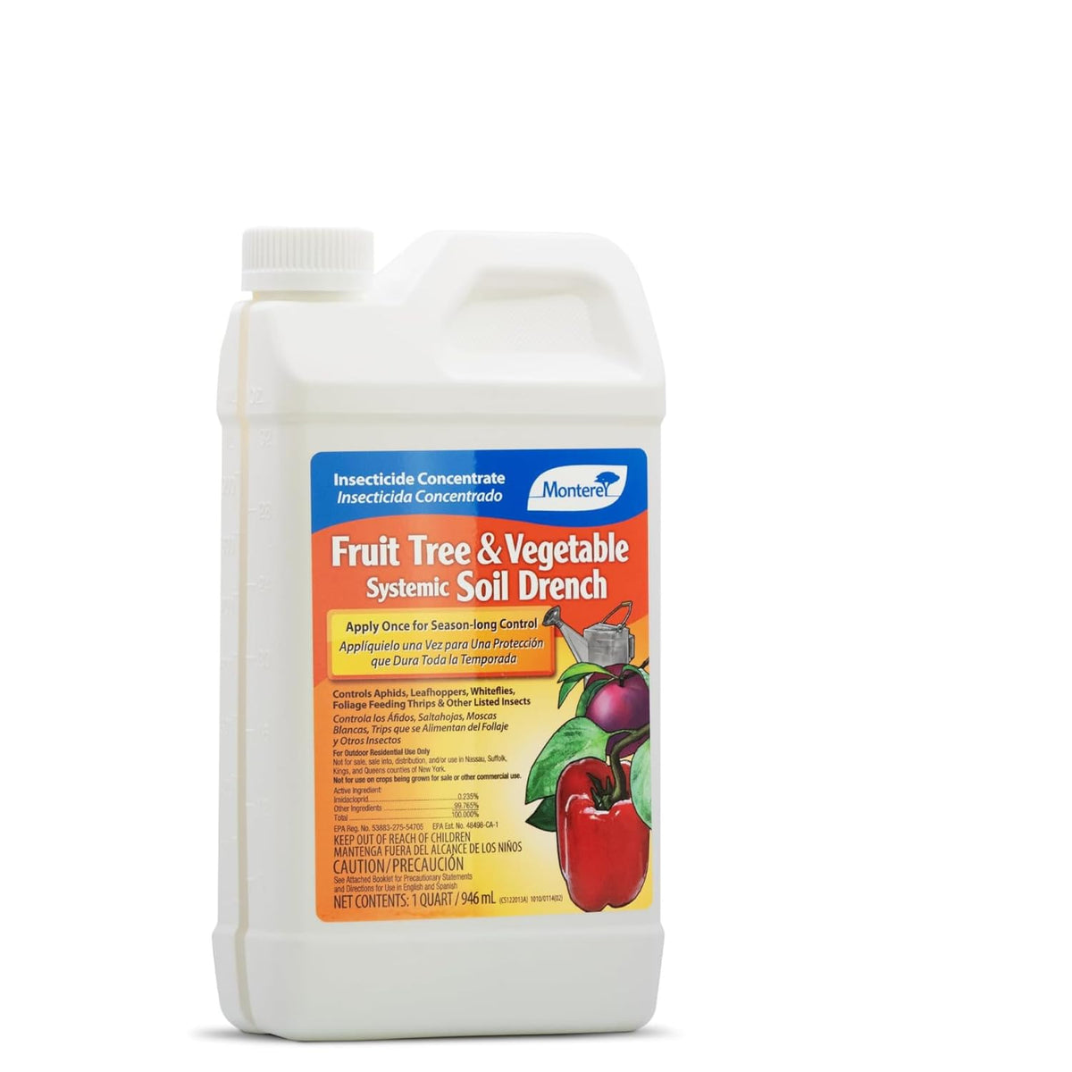 Monterey Fruit Tree Spray bottle front for easy season-long protection in your garden