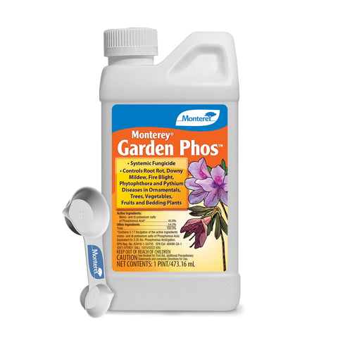 Monterey Garden Phos bundle with measuring spoon for precise dosing.