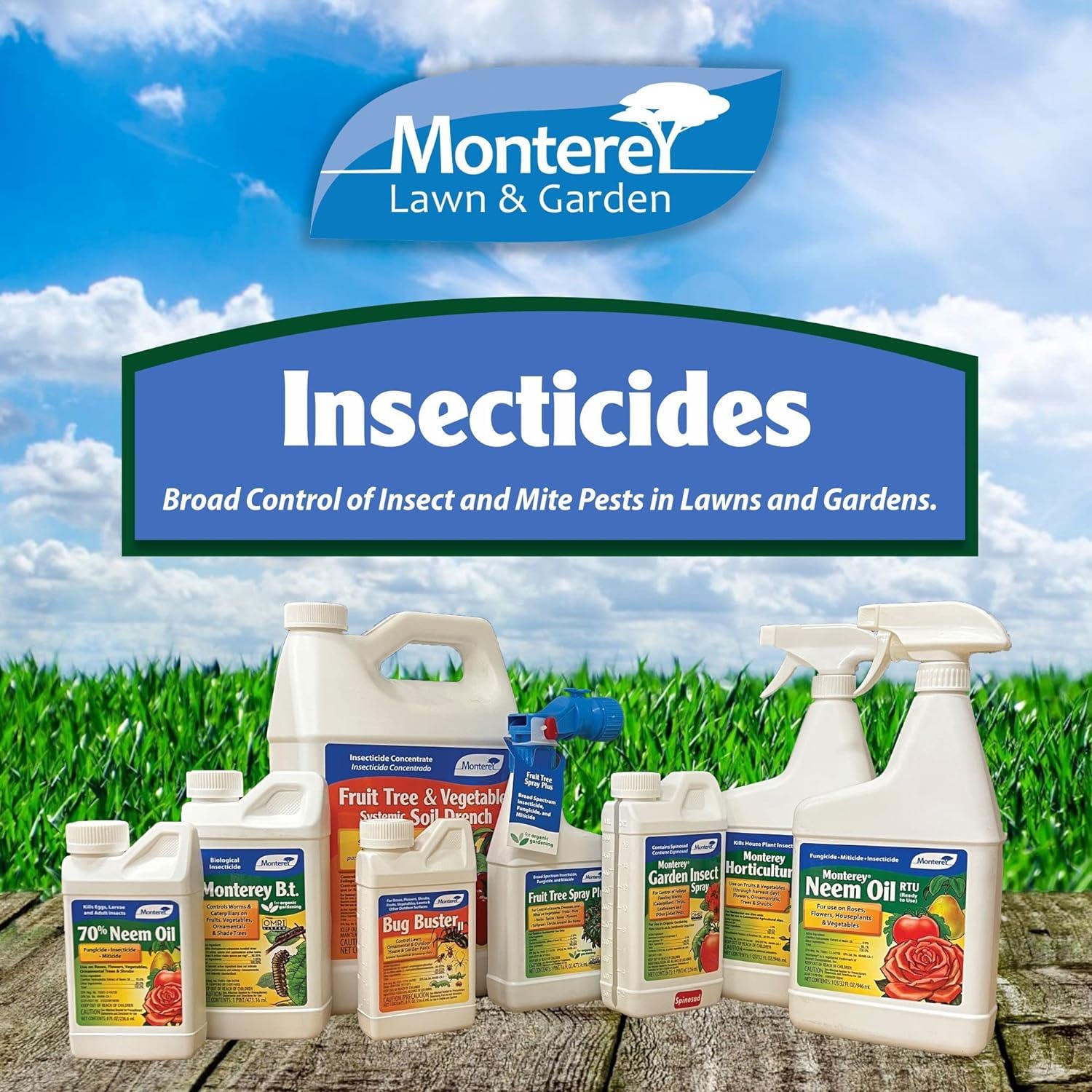 Monterey Horticultural Oil label-closeup shows product concentration and directions.