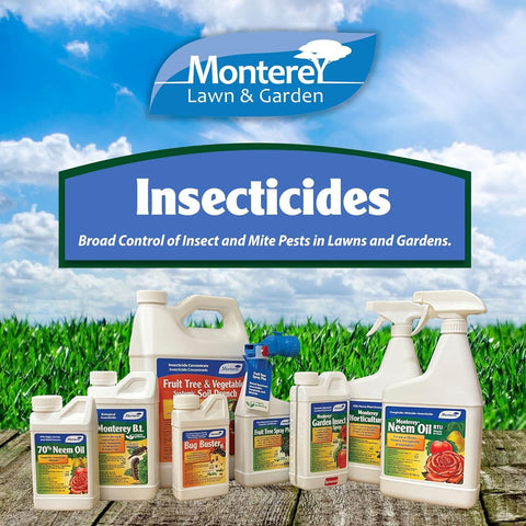 Monterey Horticultural Oil label-closeup shows product concentration and directions.
