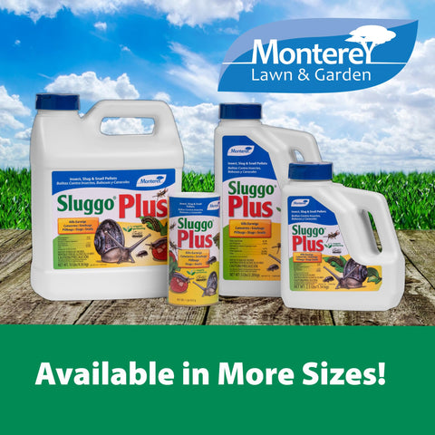 Sluggo Plus supports organic gardening practices with natural actives