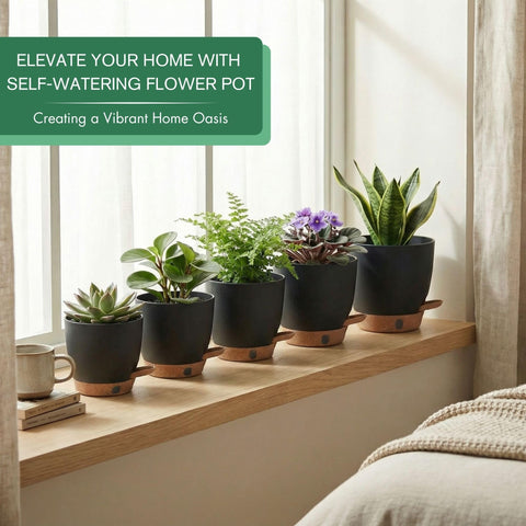 Modern matte Montresor pots with clean lines complement any decor