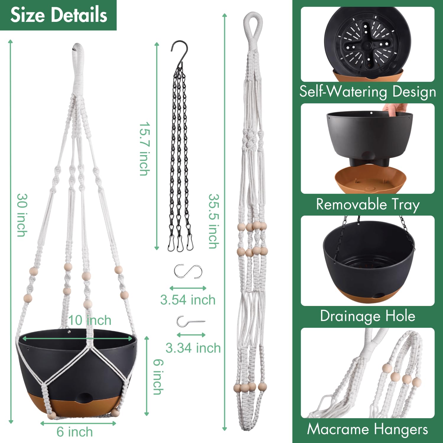 Montresor ventilated mesh base enhances plant aeration