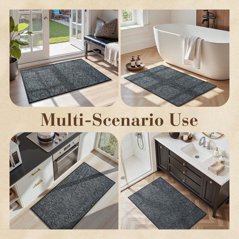 MontVoo door mat traps dirt while keeping floors dry.