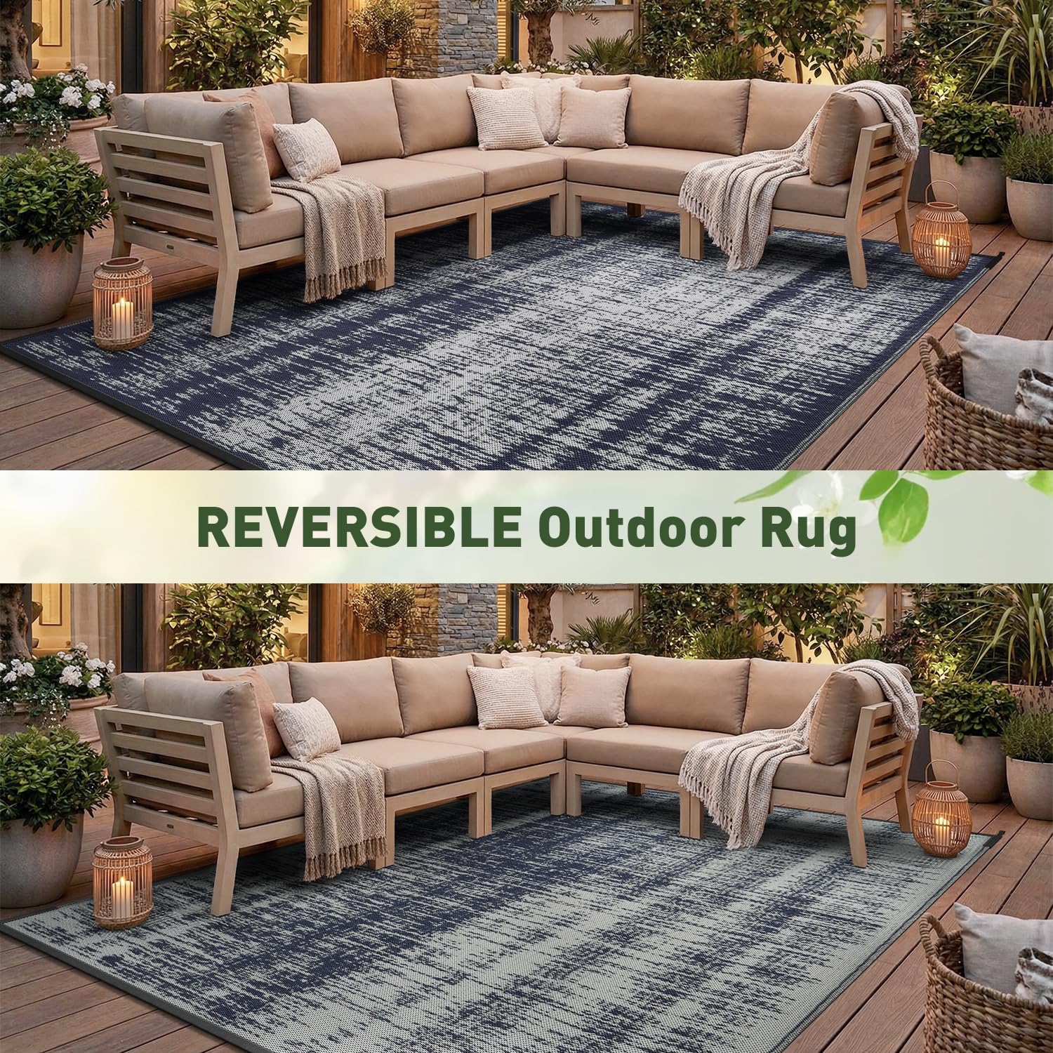 MontVoo garden-patio outdoor-rug enhances porches and balconies