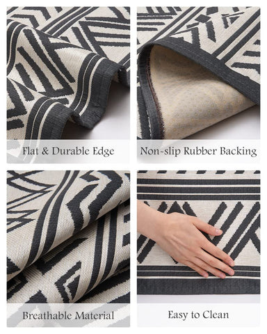 MontVoo rug illustration of stain-resistant, easy-clean fibers