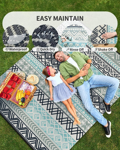 MontVoo rug stakes ensure stability on windy balconies and campsites.