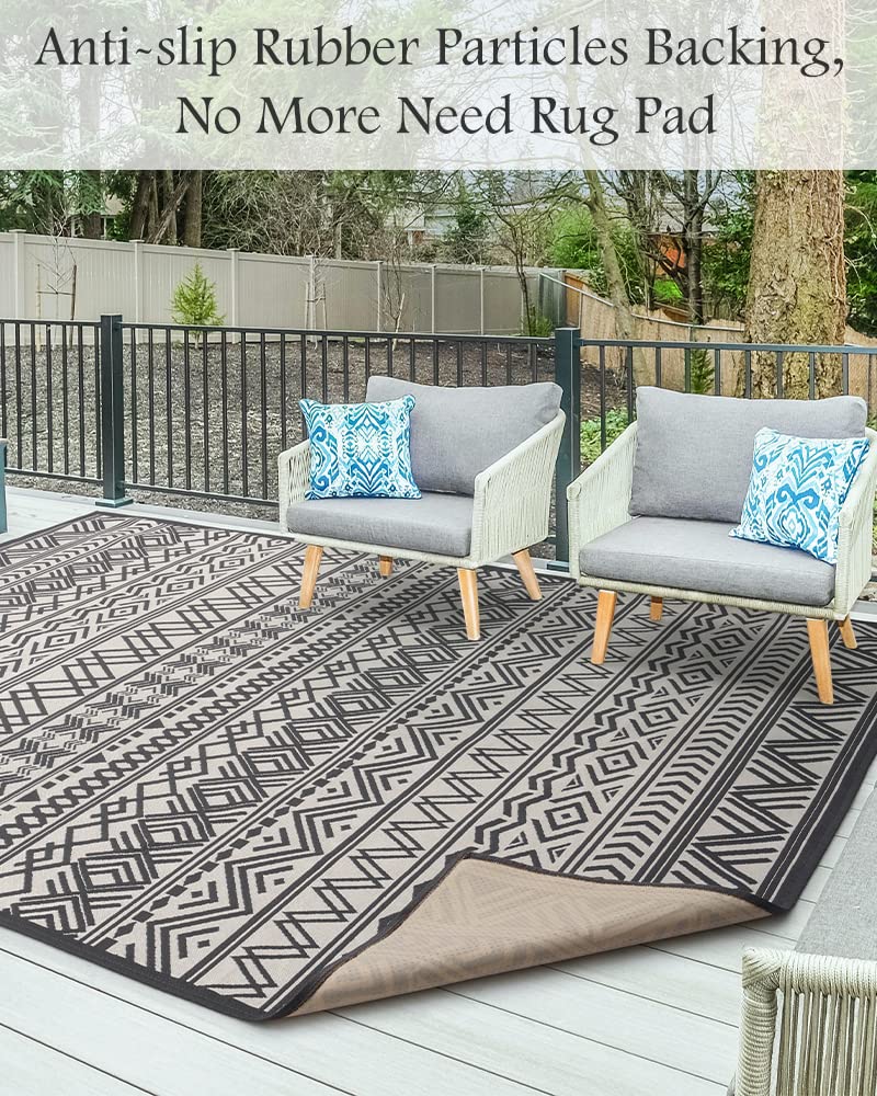 MontVoo outdoor rug highlights UV protection for weather resilience