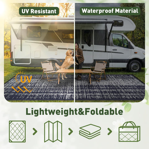 MontVoo durable-weatherproof outdoor-rug resists fading on decks