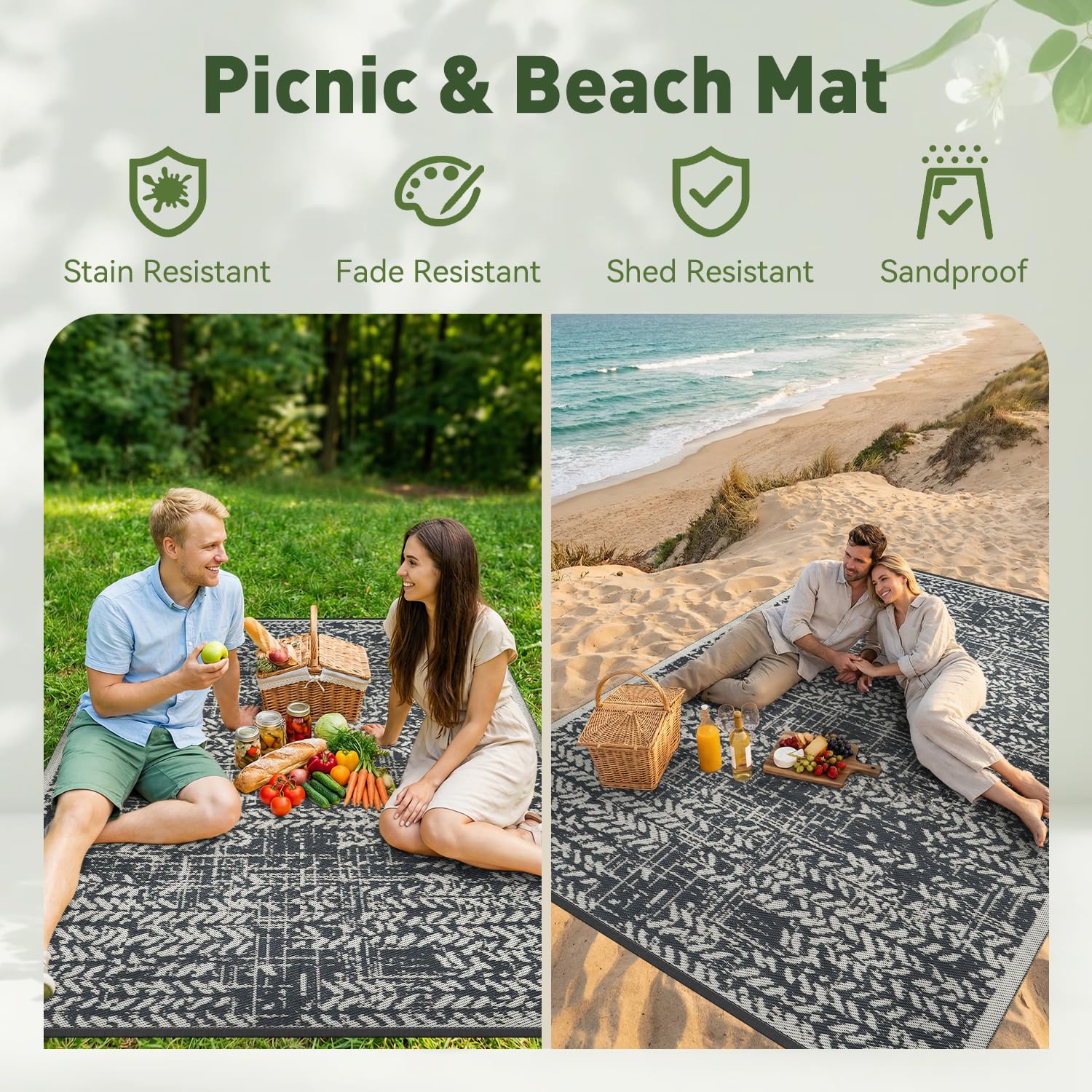 MontVoo pool deck rug adds soft cushion and easy cleanup after swims.