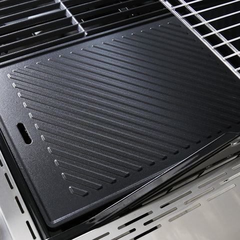 Monument Grills A005 drip tray reduces oil contact for healthier meals.