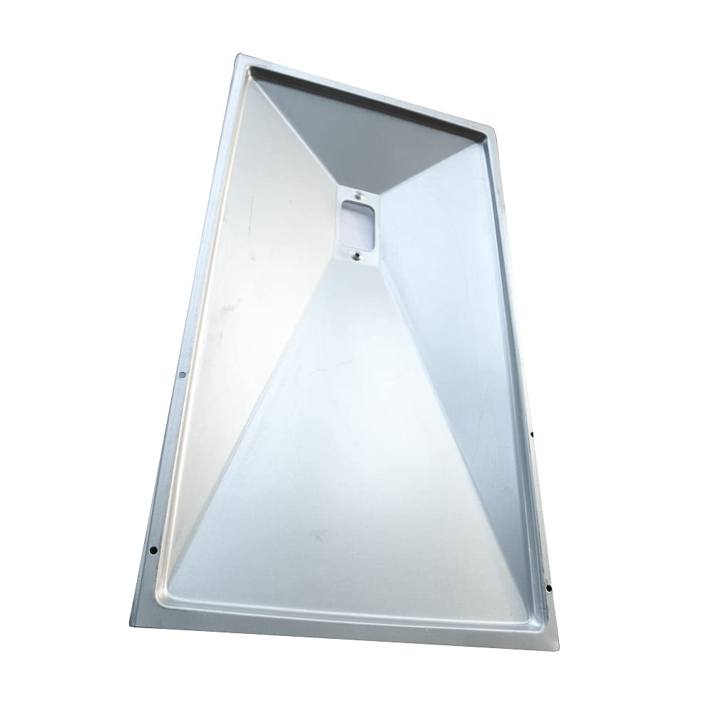 Monument Grills A110 side view shows SUS430 stainless steel for outdoor use.