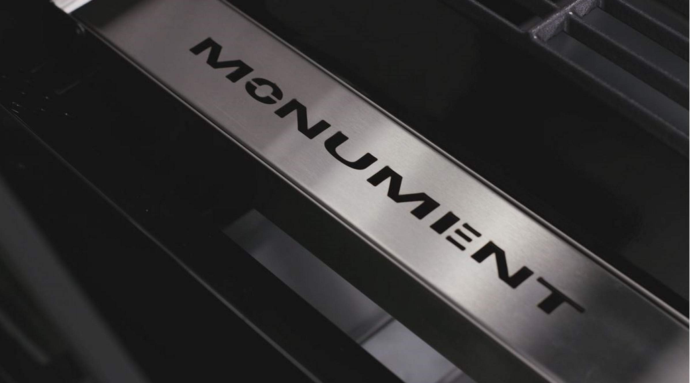 Monument Grills durable stainless steel construction for outdoor use.