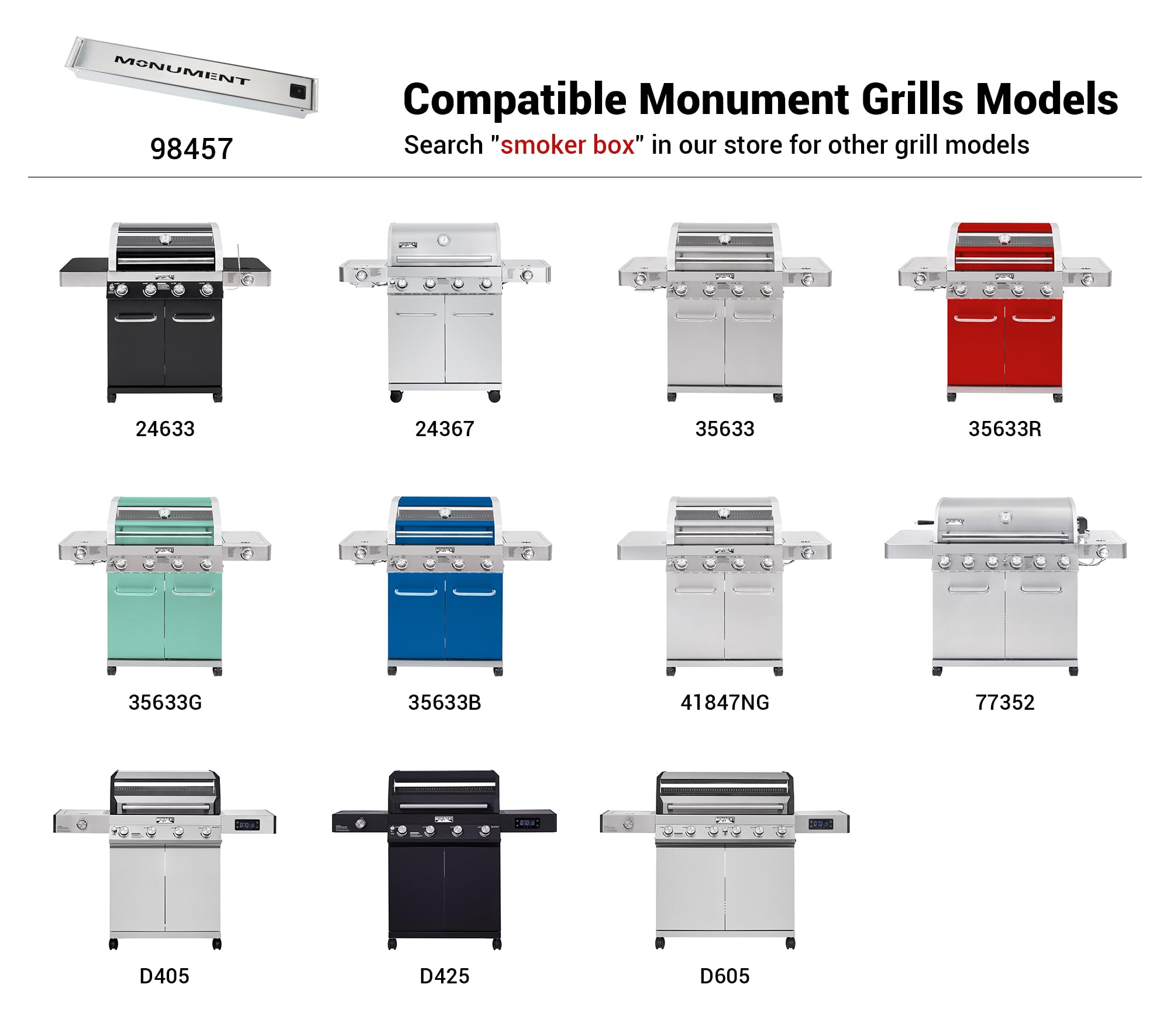 Monument Grills universal compatibility covers multiple Denali models.