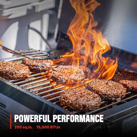 Monument Grills removable parts are easy to clean after cooking.