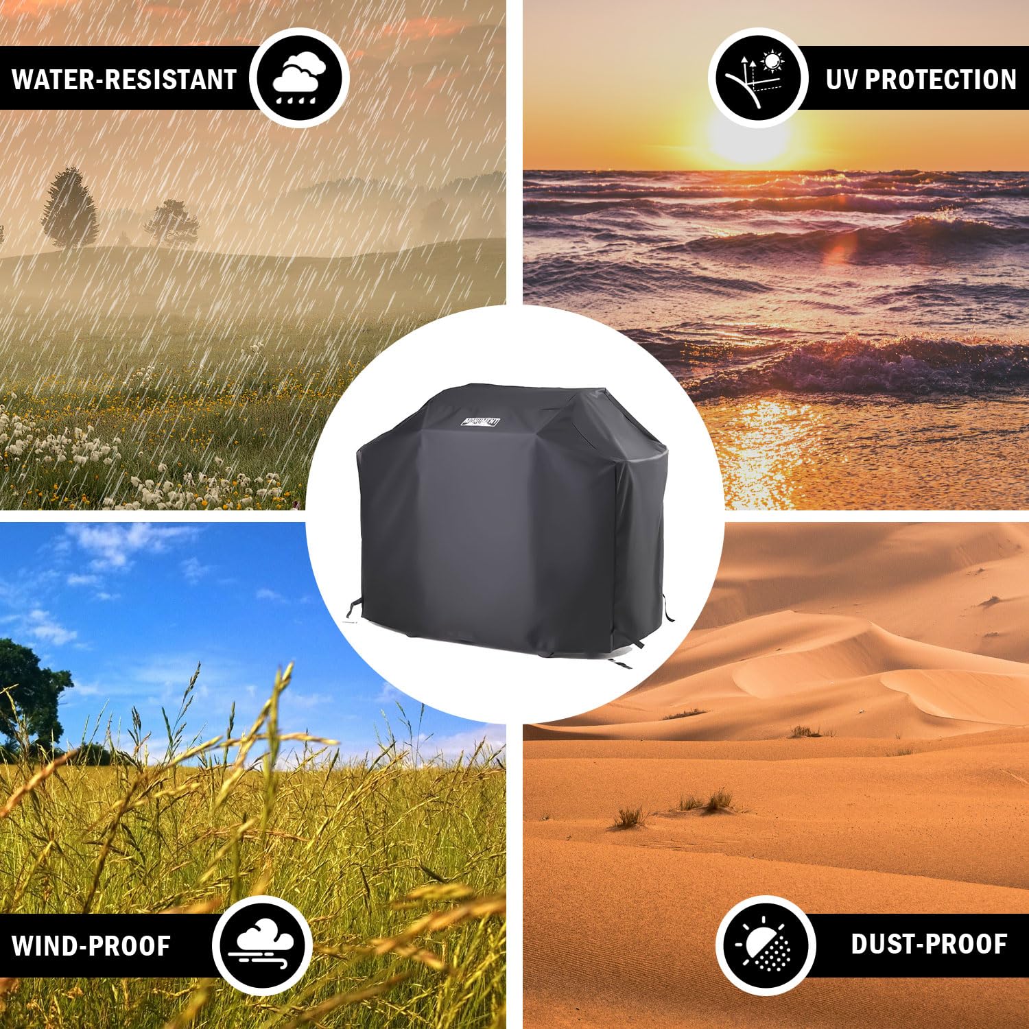 Monument Grills weather-ready protection for outdoor grilling