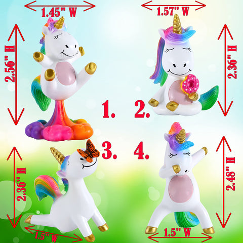 Mood Lab unicorn garden accessories for whimsical outdoor displays
