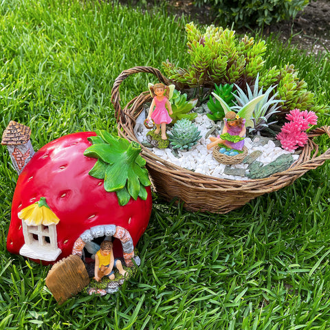 Mood Lab garden accessories creating a charming village scene