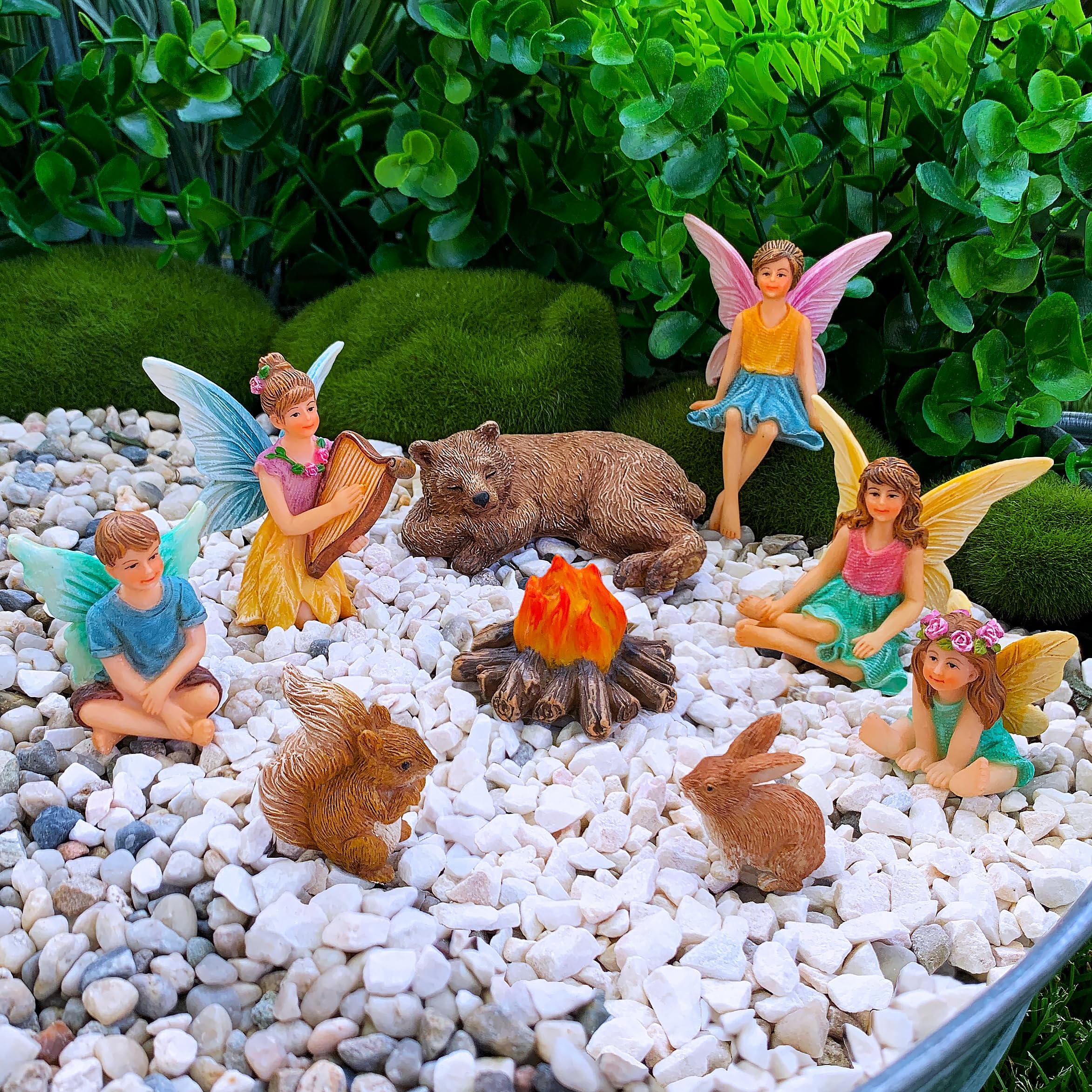 Mood Lab camping kit pieces shown with natural textures for garden display
