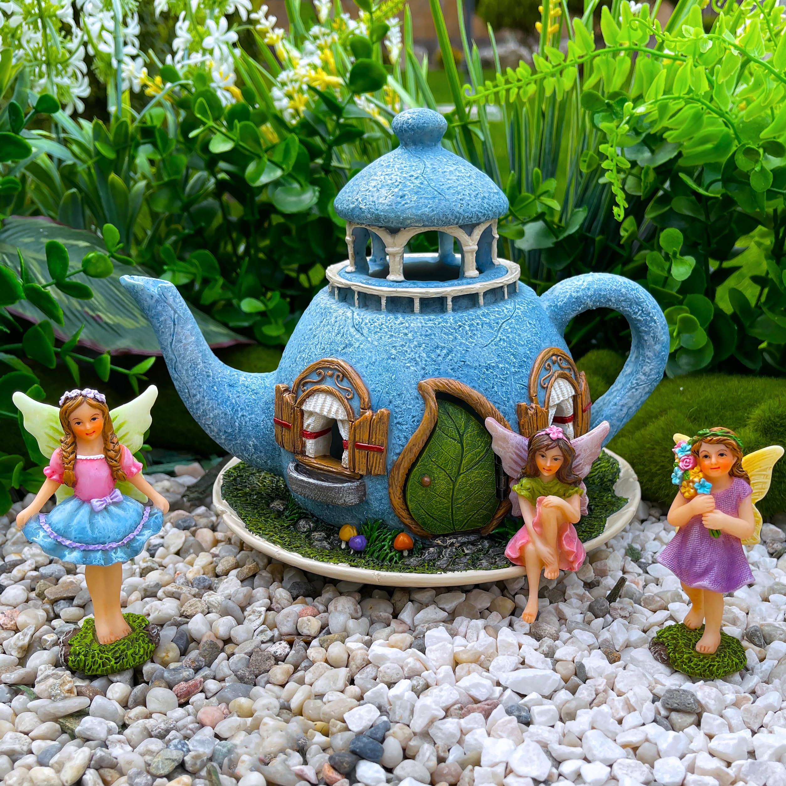 Mood Lab fairy garden figurines and accessories for a whimsical scene