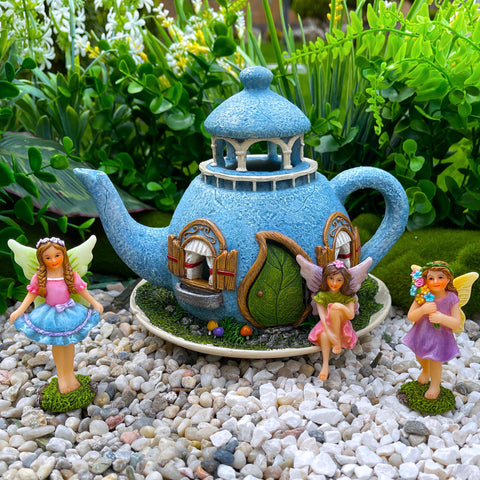 Mood Lab fairy garden figurines and accessories for a whimsical scene
