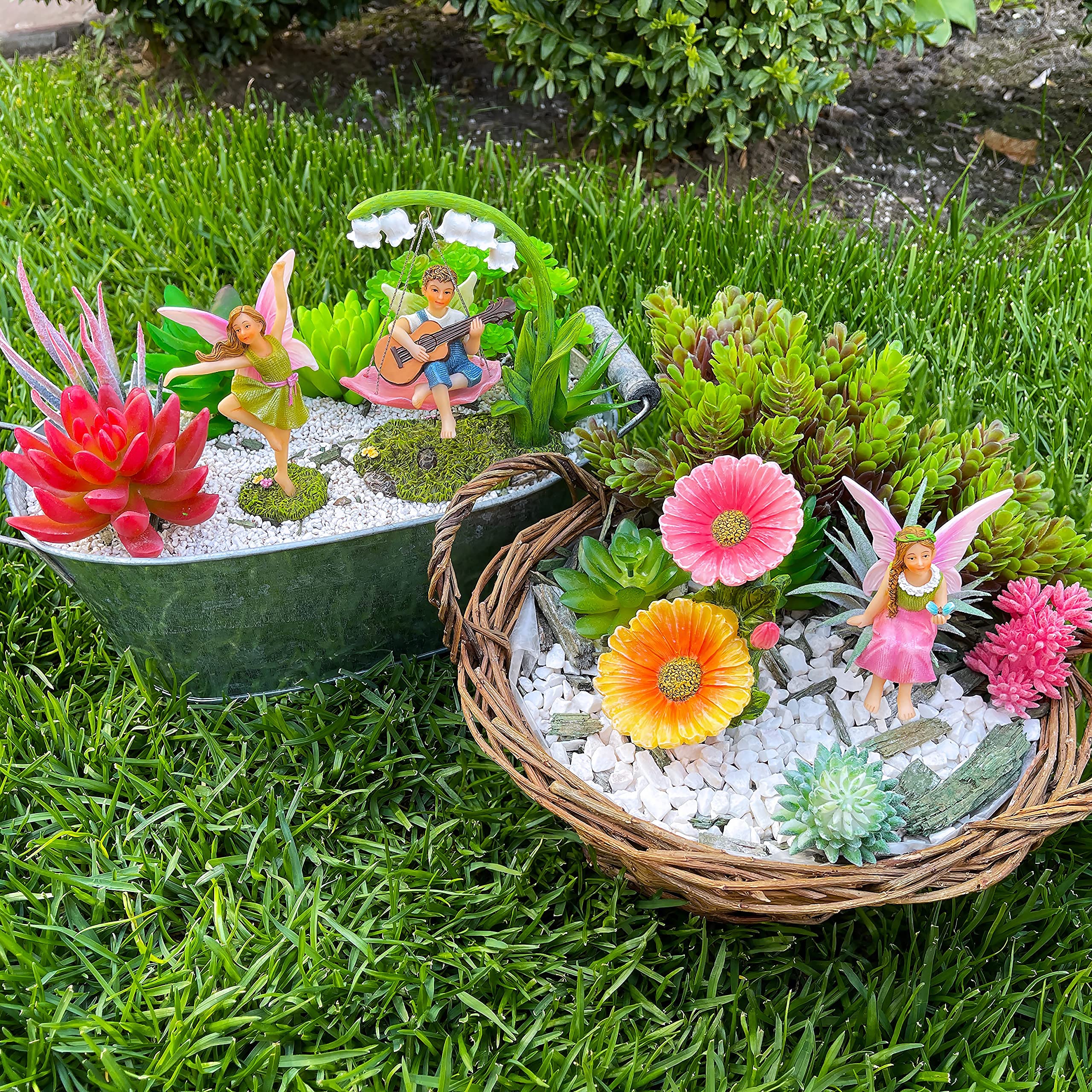 Mood Lab Fairy Garden indoor décor accessories—easy to arrange on tabletops or shelves.