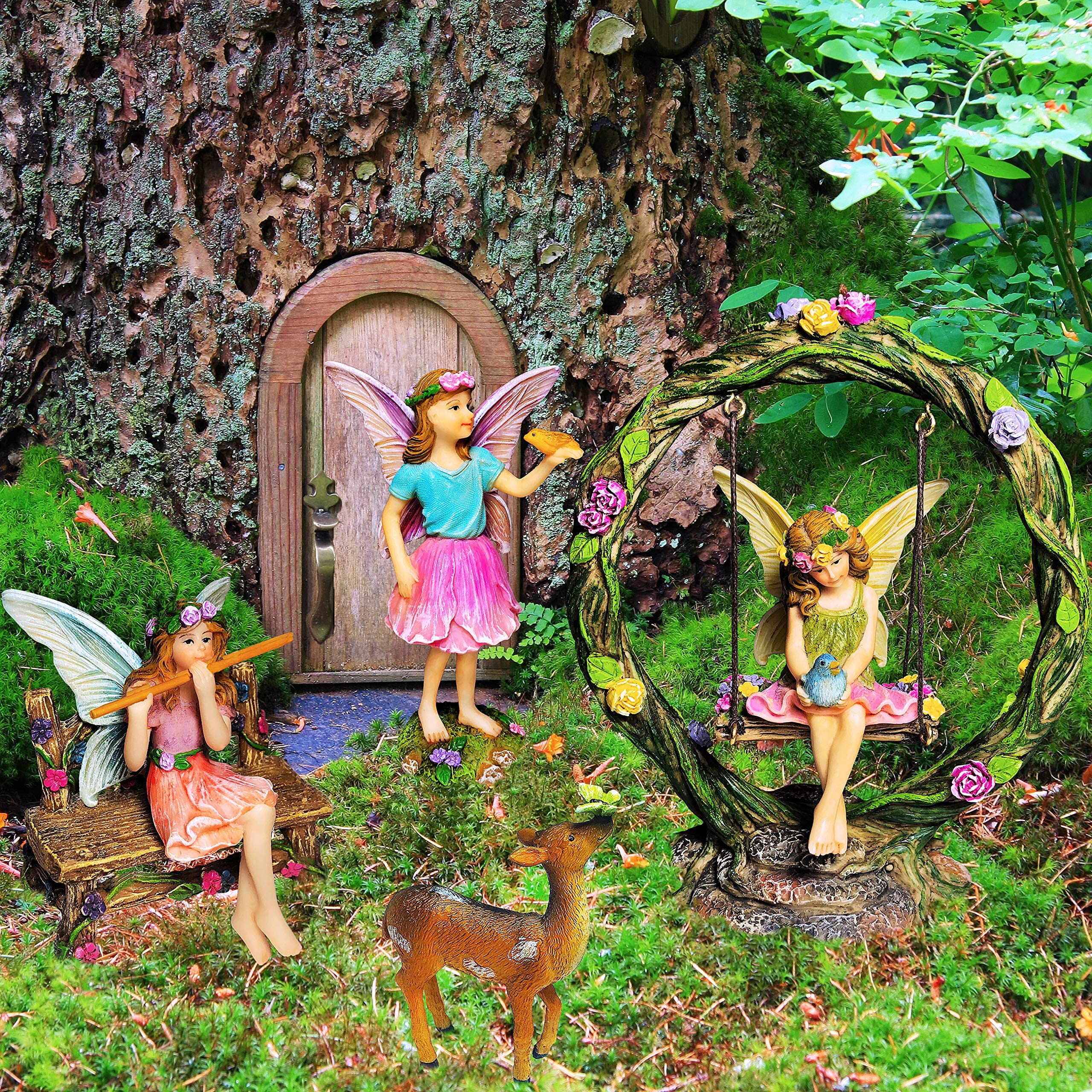 Mood Lab hand-painted figures brighten patios, desks, and window sills