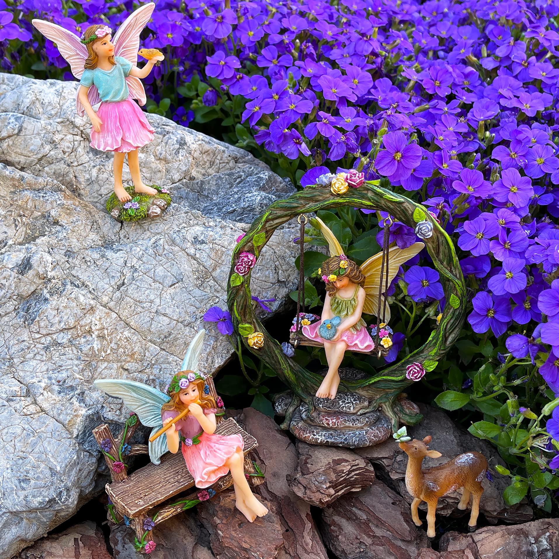 Mood Lab miniature fairies inspire imaginative play and seasonal displays