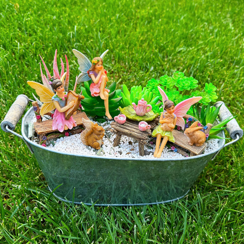 Mood Lab miniature fairies for charming garden decor
